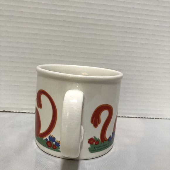 Vintage Gubor mug cup lion Studio Fischer & Fischer german pottery mug - Picture 4 of 9